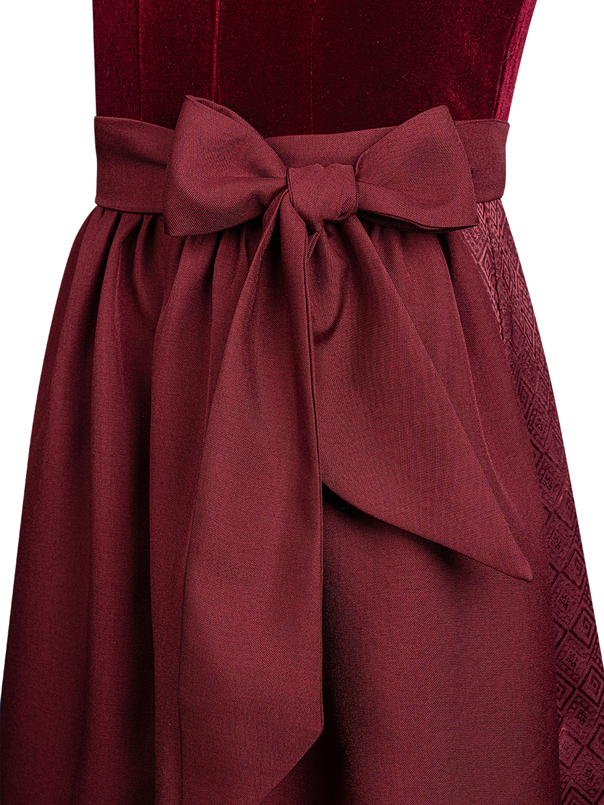 Modernes Dirndl in Rot