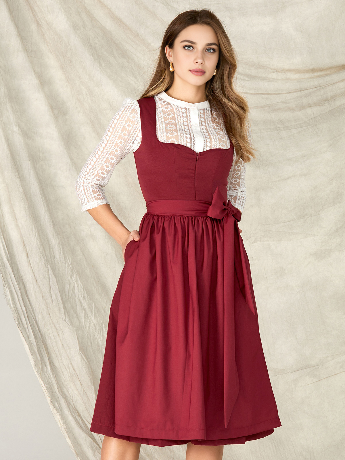 Traditioneller Janker für Herren in Rot