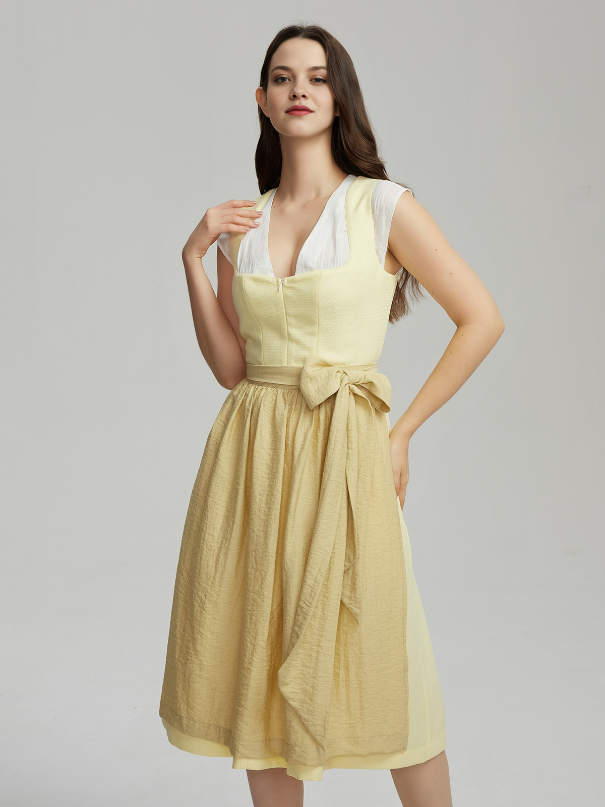 Ehreer Dirndl in Gelb